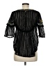 Zara Black 3/4 Sleeve Blouse Size M - photo 2