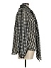 Chico's 100% Polyester Houndstooth Black Long Sleeve Blouse Size Med (1) - photo 4