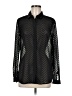Reiss 100% Polyester Chevron-herringbone Black Long Sleeve Blouse Size 6 - photo 1