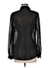 Reiss 100% Polyester Chevron-herringbone Black Long Sleeve Blouse Size 6 - photo 2