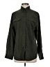 Unbranded 100% Polyester Solid Green Long Sleeve Blouse Size S - photo 1