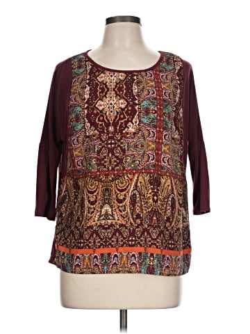 Tyche 3/4 Sleeve Blouse (view 1)