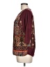 Tyche Burgundy 3/4 Sleeve Blouse Size L - photo 5
