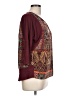 Tyche Burgundy 3/4 Sleeve Blouse Size L - photo 4
