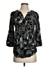 Maeve 100% Rayon Black 3/4 Sleeve Blouse Size 4 - photo 1