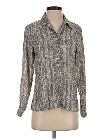 Petite Sophisticate Long Sleeve Blouse (view 1)