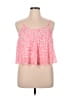 rue21 100% Polyester Pink Tank Top Size XL - photo 1