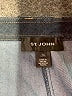 St. John Chevron-herringbone Blue Jeans Size 14 - photo 7