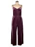 ModCloth Solid Burgundy Purple Jumpsuit Size L - photo 1