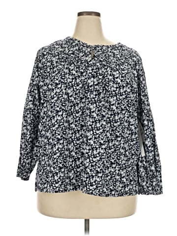 Caslon Long Sleeve Blouse (view 1)