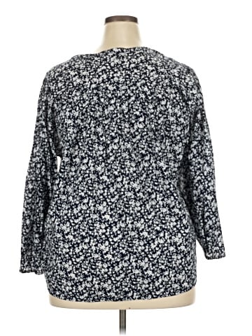Caslon Long Sleeve Blouse (view 2)