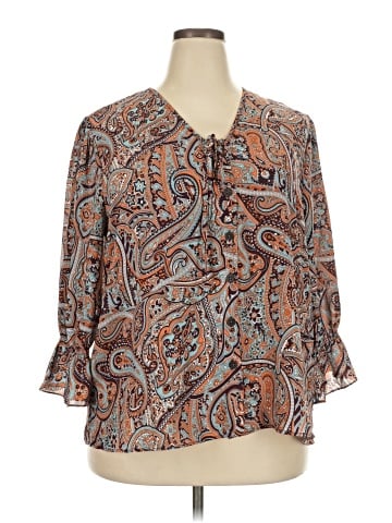 Cato 3/4 Sleeve Blouse (view 1)