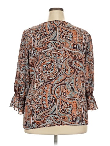 Cato 3/4 Sleeve Blouse (view 2)