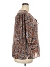 Cato 100% Polyester Paisley Brown 3/4 Sleeve Blouse Size 18 - 20 - photo 4