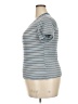 DAZY Stripes Blue Short Sleeve T-Shirt Size 2X Petite - photo 5