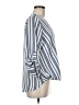 West Kei Blue 3/4 Sleeve Blouse Size M - photo 4