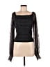 By Anthropologie Black Long Sleeve Blouse Size M - photo 1