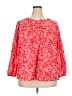 Caslon 100% Cotton Red 3/4 Sleeve Blouse Size 2X - photo 1
