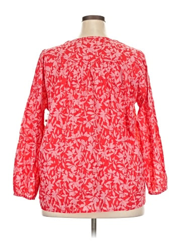 Caslon 3/4 Sleeve Blouse (view 2)
