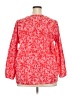 Caslon 100% Cotton Red 3/4 Sleeve Blouse Size 2X - photo 2