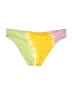 L Space Tie-dye Yellow Swimsuit Bottoms Size S - photo 1