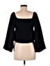 Venus Black 3/4 Sleeve Blouse Size M - photo 2