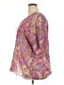 Chaps 100% Polyester Paisley Purple Short Sleeve Blouse Size 2X - photo 5