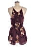Mind Code Floral Burgundy Casual Dress Size M - photo 2