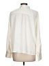 Ann Taylor 100% Polyester Ivory Long Sleeve Blouse Size L - photo 2