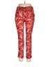 Maurices 100% Rayon Paisley Red Casual Pants Size Sm R - photo 1