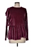 ASOS Burgundy Long Sleeve T-Shirt Size 6 - photo 1