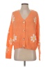 Just Polly Floral Orange Cardigan Size S - photo 1