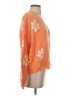 Just Polly Floral Orange Cardigan Size S - photo 4
