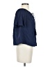 Unbranded 100% Rayon Blue Short Sleeve Blouse Size XS (estimated) - photo 4