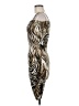 Lumi Animal Print Tan Cocktail Dress Size M - photo 5