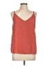 Cotton On 100% Polyester Orange Sleeveless Top Size L - photo 1