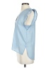 Truth NYC 100% Polyester Blue Short Sleeve Blouse Size S - photo 5