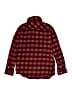 Lands' End 100% Cotton Plaid Red Long Sleeve Button-Down Shirt Size 14 - photo 2