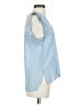 Truth NYC 100% Polyester Blue Short Sleeve Blouse Size S - photo 4