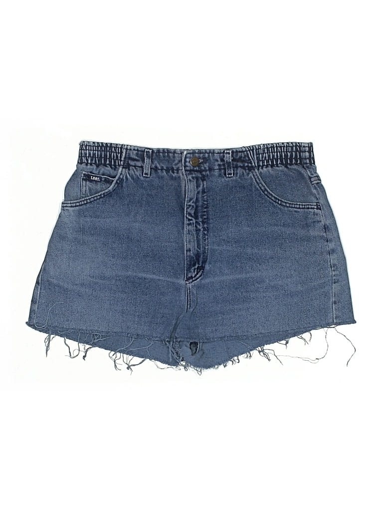 Pre-owned Lee Denim Shorts In Blue