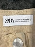 Zara 100% Cotton Tan Cargo Pants Size 2 - photo 4