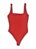 Shein Solid Red One Piece Swimsuit Size 6 - photo 2