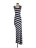 Max Studio Stripes Blue Casual Dress Size S - photo 1