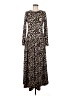 Shein Animal Print Brown Casual Dress Size 6 - photo 1