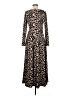 Shein Animal Print Brown Casual Dress Size 6 - photo 2