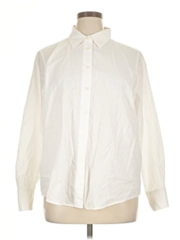 Banana Republic Factory Store Long Sleeve Button-Down Shirt (view 1)