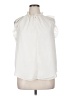 MICHAEL Michael Kors 100% Polyester Ivory Sleeveless Blouse Size XL - photo 1
