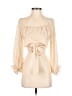 Hello Molly 100% Polyester Ivory 3/4 Sleeve Blouse Size S - photo 1