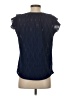 Vintage Rose Blue Sleeveless Blouse Size S - photo 2