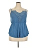 Maurices Blue Sleeveless Blouse Size XXL (estimated) - photo 1